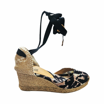 Leopard Lace-Up Wedge Espadrilles - Diane Von Furstenberg x Castañer