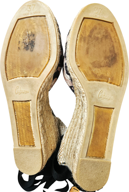 Leopard Lace-Up Wedge Espadrilles - Diane Von Furstenberg x Castañer