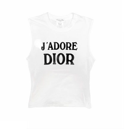 J’Adore Dior Sleeveless Cotton T-Shirt – World Champion 1947 - Christian Dior