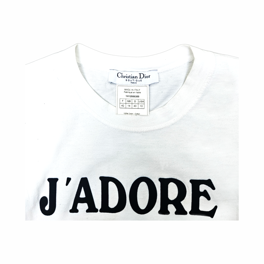 J’Adore Dior Sleeveless Cotton T-Shirt – World Champion 1947 - Christian Dior