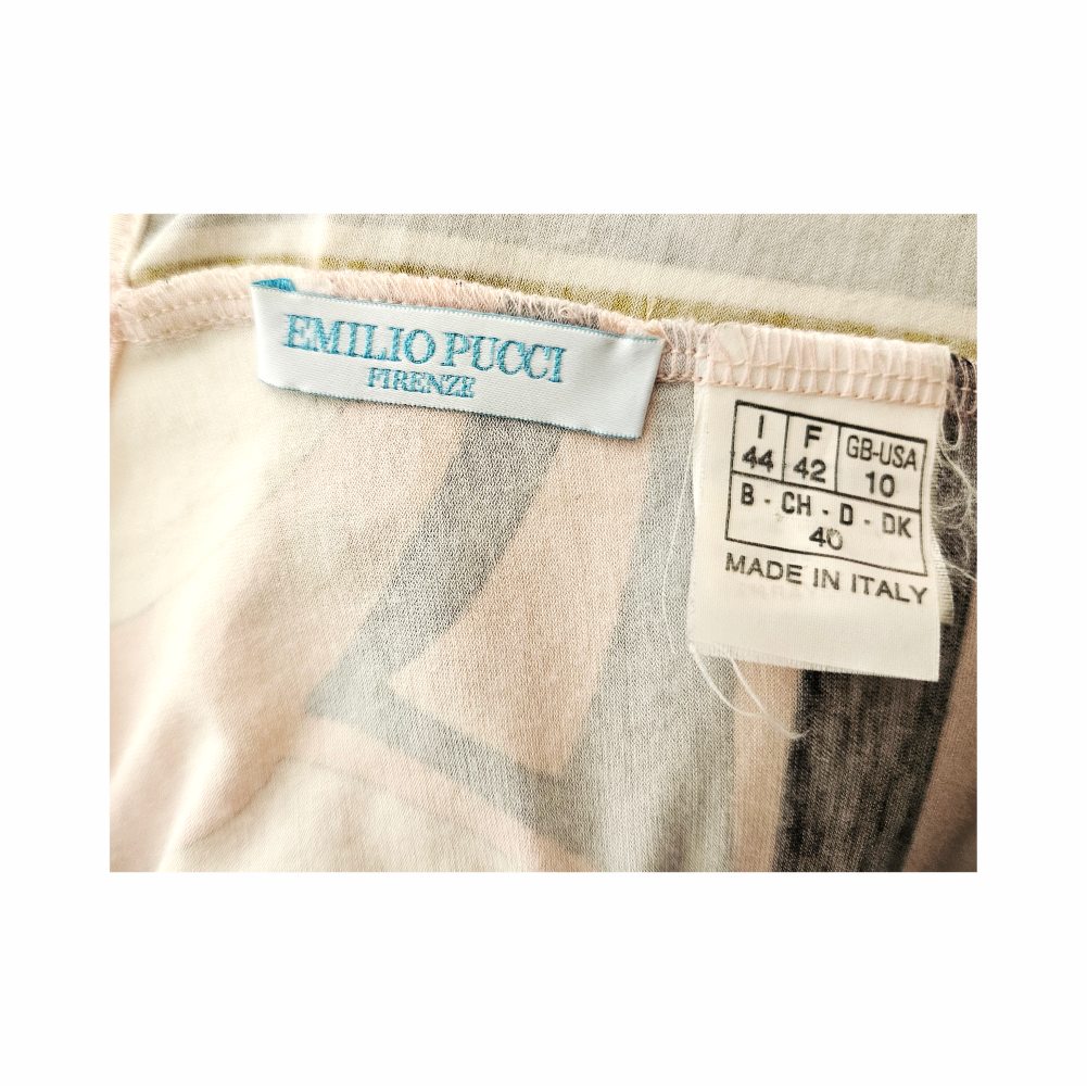 Y2K Printed Sleeveless Top - Emilio Pucci