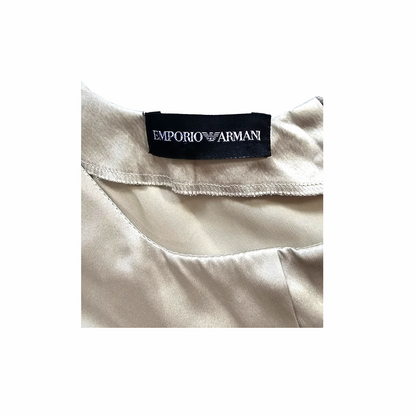 Silk Satin Cocktail Dress -  Emporio Armani