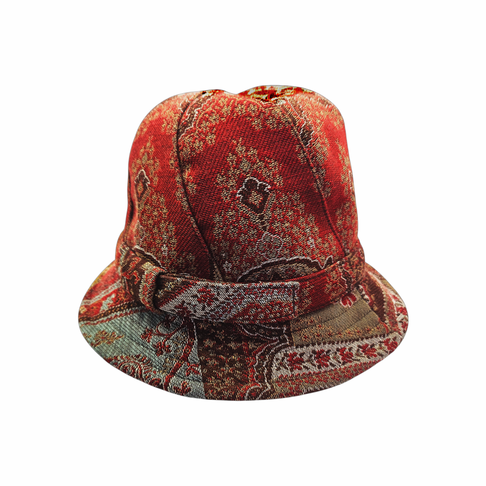 Vintage ETRO Milano multicoloured paisley jacquard bucket hat