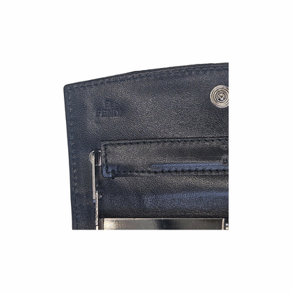 1990s Black Zucca Cigarette Case - Fendi - Re:Velvet