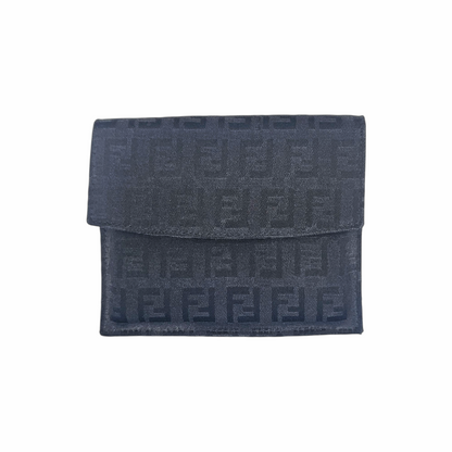1990s Black Zucca Cigarette Case - Fendi - Re:Velvet