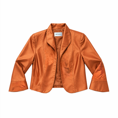 Pure Silk Cropped Bolero Jacket - Gail Hoppen