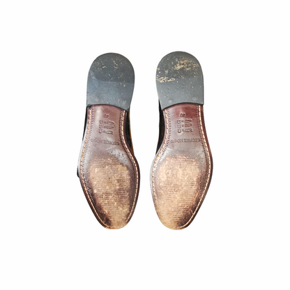 Crocodile-Embossed Leather Tassel Loafers - George Hogg