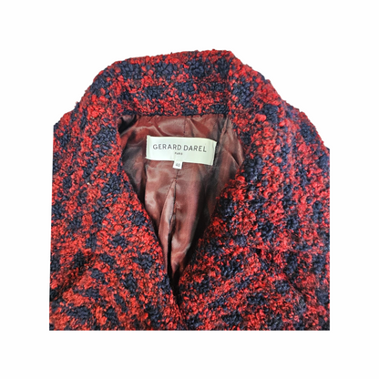 Check Bouclé Double-Breasted jacket - Gerard Darel