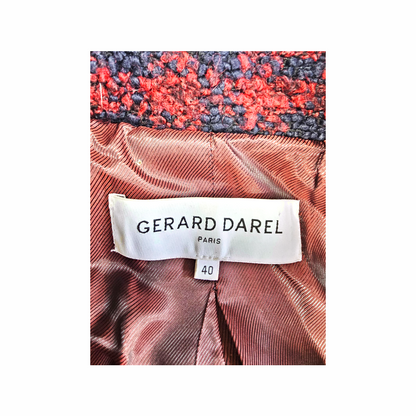 Check Bouclé Double-Breasted jacket - Gerard Darel