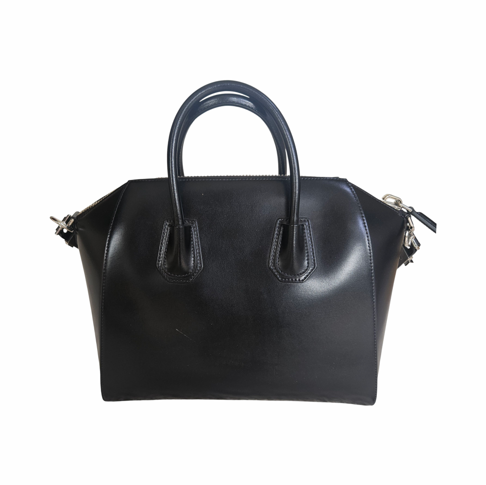 Antigona Medium Black Leather Top Handle Bag - Givenchy