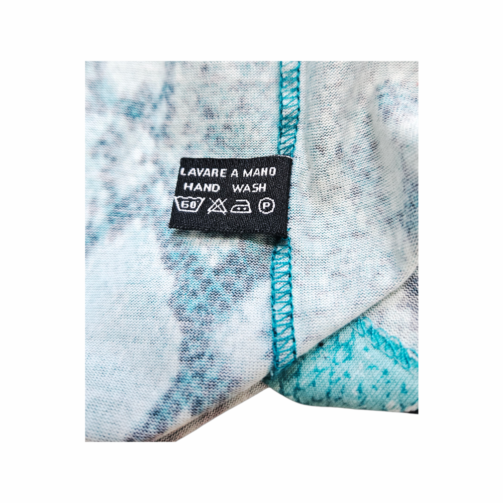 S/S 2000 Turquoise Snakeskin Print T-Shirt - Gucci by Tom Ford
