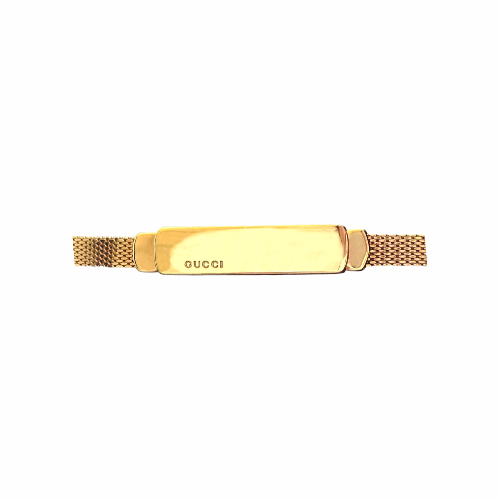 Vintage 90s–2000s Gold-Tone Metal Mesh Belt - Gucci - Re:Velvet