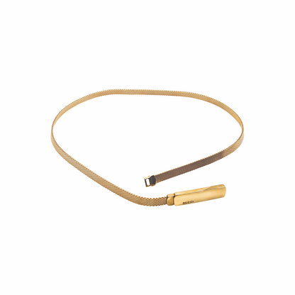 Vintage 90s–2000s Gold-Tone Metal Mesh Belt - Gucci - Re:Velvet