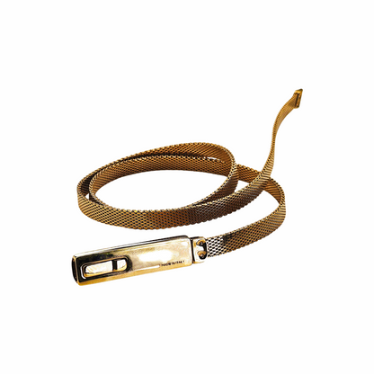 Vintage 90s–2000s Gold-Tone Metal Mesh Belt - Gucci - Re:Velvet