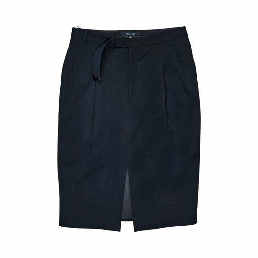 Y2K Wool Pencil Skirt with Front Slit - Gucci