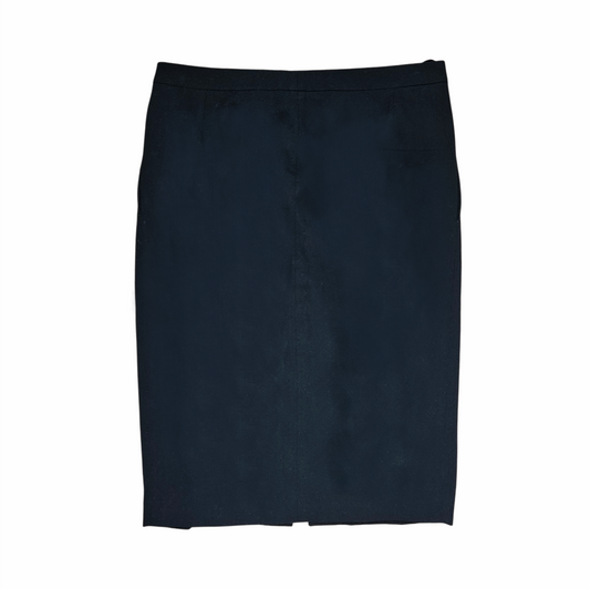 Y2K Wool Pencil Skirt with Front Slit - Gucci