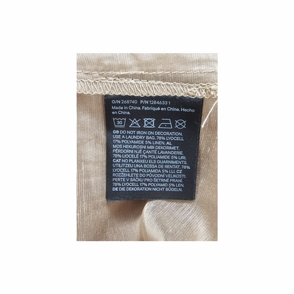 Embellished Sheer Slip Dress with Spaghetti Straps - H&M Edition