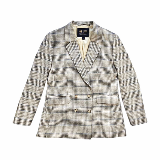Wool Blazer in Handwoven Marling & Evans British Tweed - Heddle & Reed