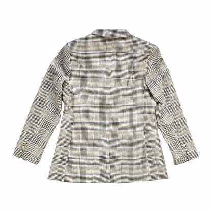 Wool Blazer in Handwoven Marling & Evans British Tweed - Heddle & Reed
