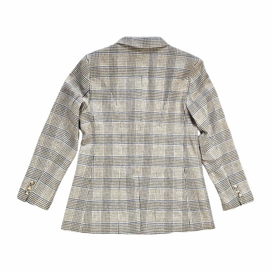 Wool Blazer in Handwoven Marling & Evans British Tweed - Heddle & Reed