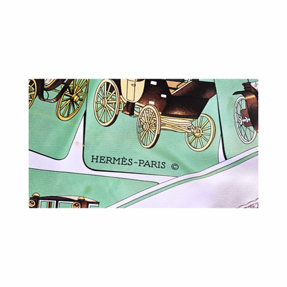 90cm Silk Carré “Carrosserie” by Philippe Ledoux- Hermès