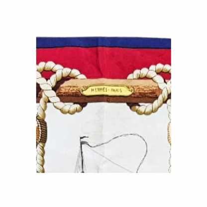 90cm Carré en Soie - “Tribord” - Hermès