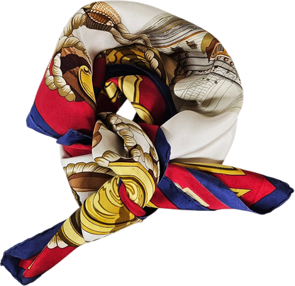 90cm Carré en Soie - “Tribord” - Hermès