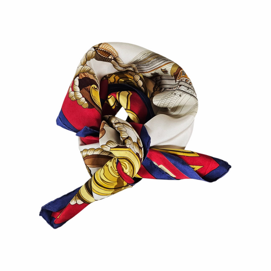 90cm Carré en Soie - “Tribord” - Hermès