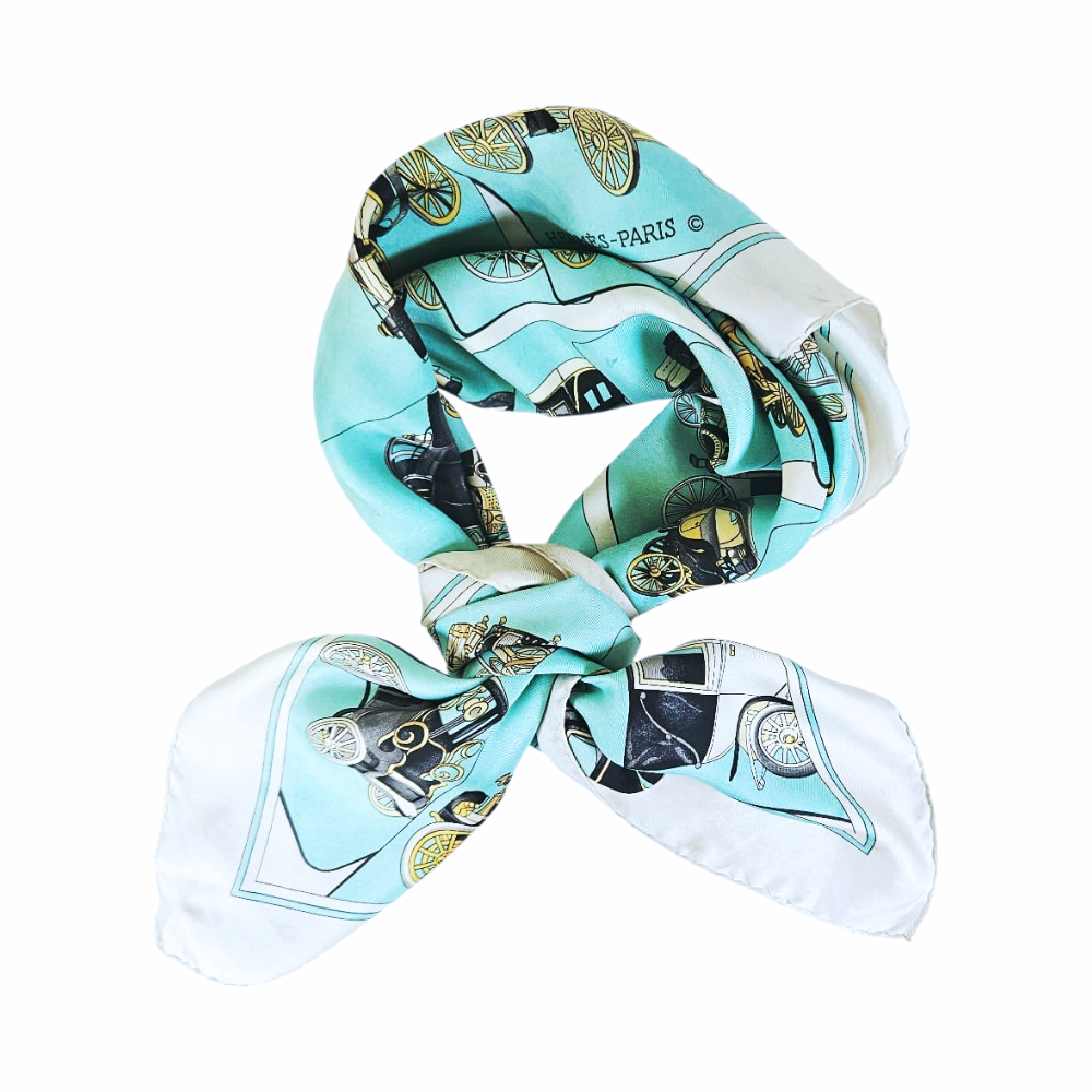 90cm Silk Carré “Carrosserie” by Philippe Ledoux- Hermès