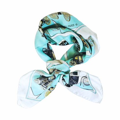 90cm Silk Carré “Carrosserie” by Philippe Ledoux- Hermès