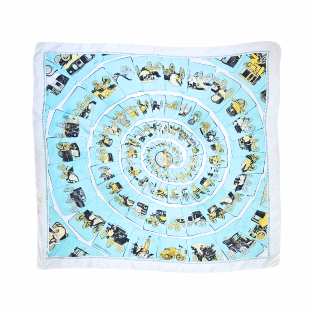 90cm Silk Carré “Carrosserie” by Philippe Ledoux- Hermès