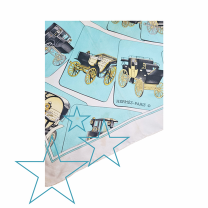 90cm Silk Carré “Carrosserie” by Philippe Ledoux- Hermès