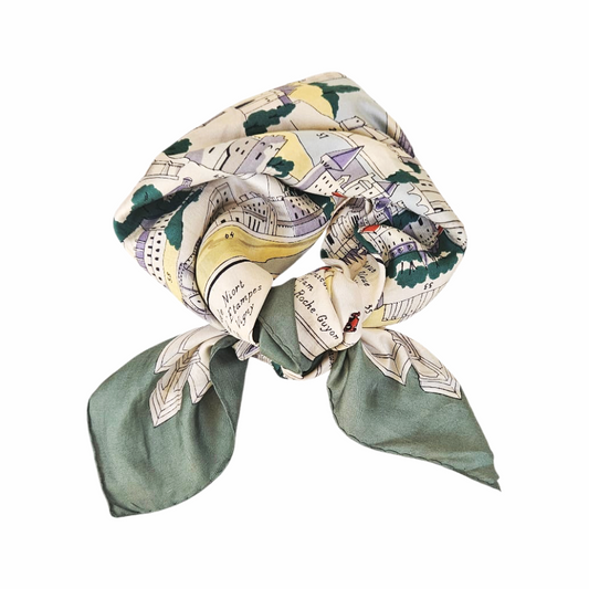 90cm Carré - “Chateaux Historiques de la France- An 1852” - Hermès