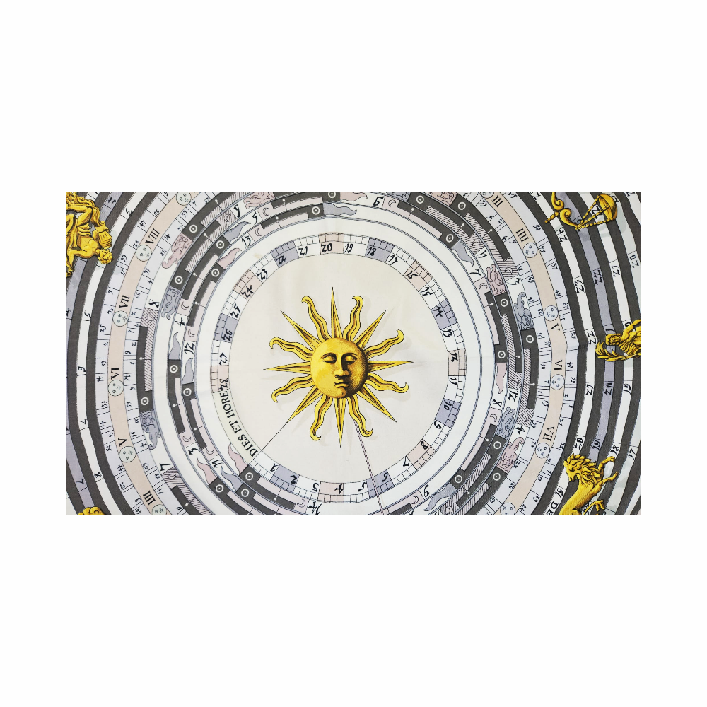 90cm Silk Carré “Dies Et Hore” - Hermès