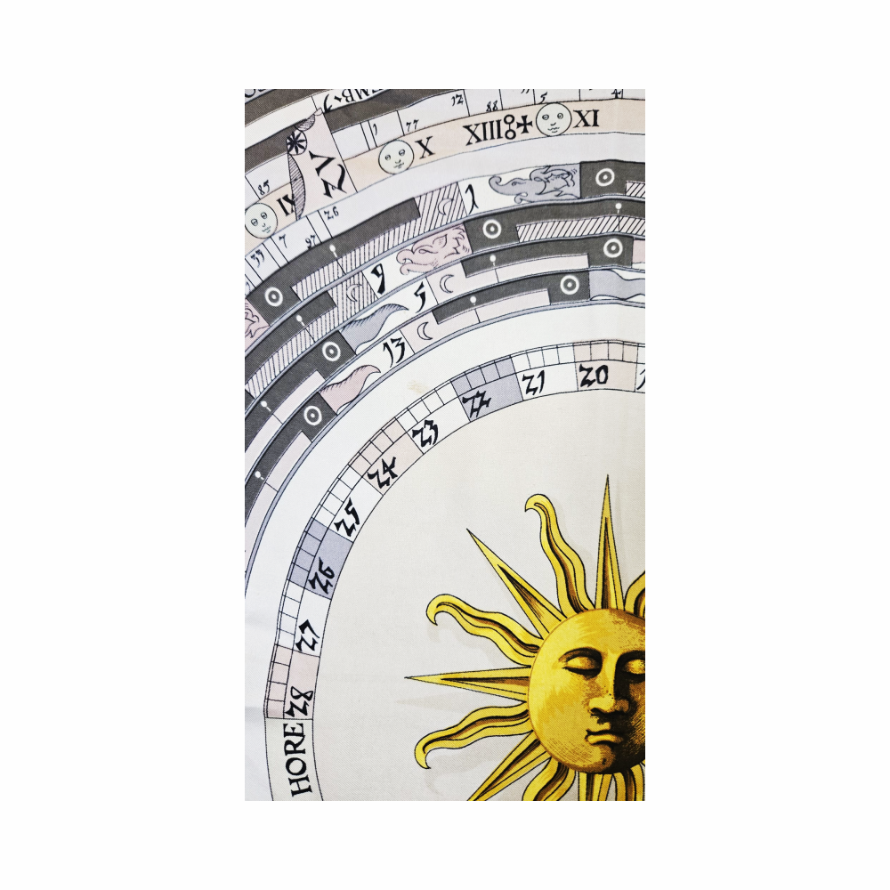 90cm Silk Carré “Dies Et Hore” - Hermès