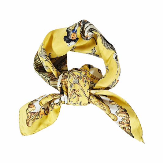 90cm Carré - “Magnus Ludovicus” by Francoise de la Perrière - Hermès