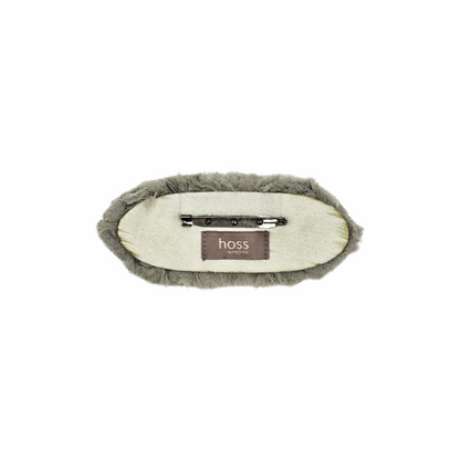 Crystal Embellished and Ruffles Brooch - Hoss Intropia