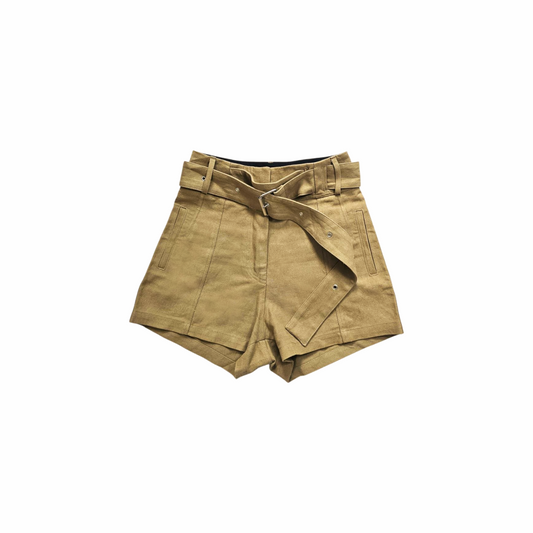 Rétro Style High Waist Belted Shorts - IRO