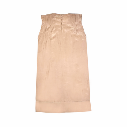 Silk Embroidered with Pleated Detail Sheath Dress - Isabel Marant Etoile