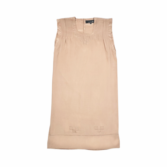 Silk Embroidered with Pleated Detail Sheath Dress - Isabel Marant Etoile