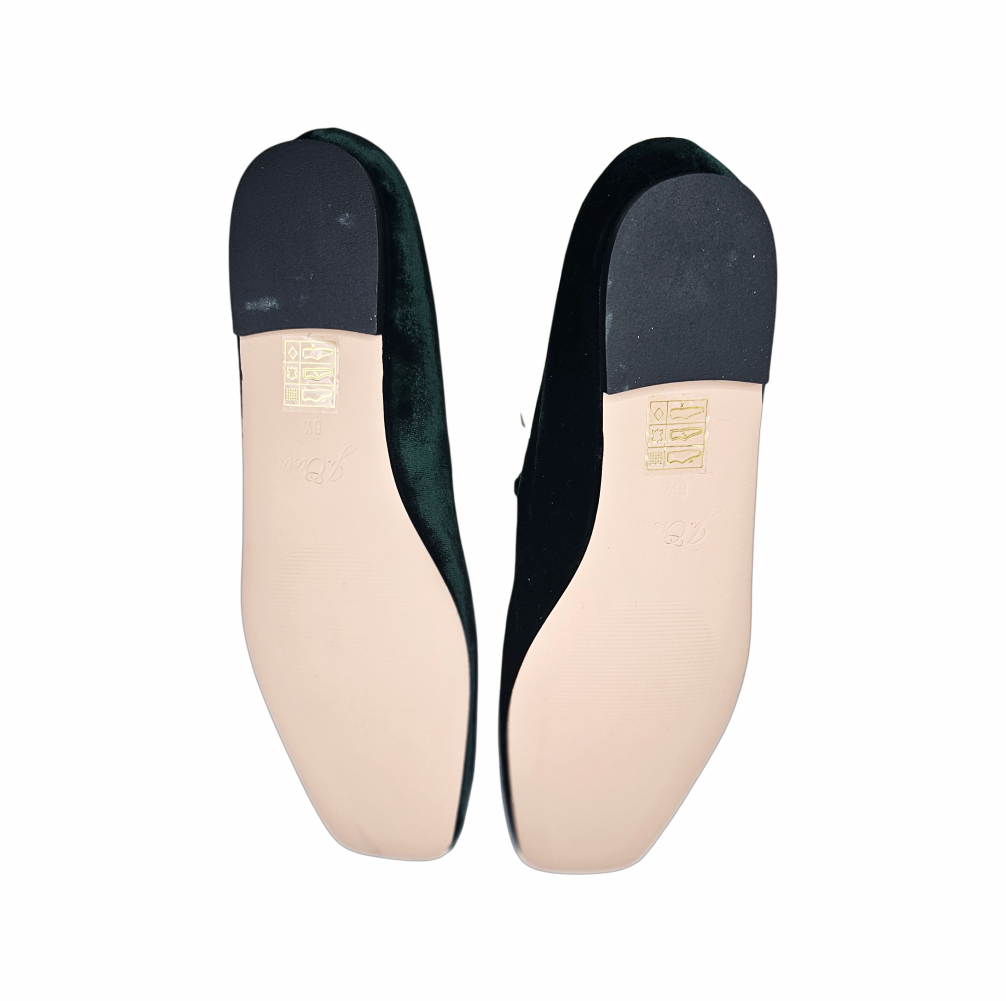 Velvet Mary - Jane Flats with Crystal Buckle - J.Crew