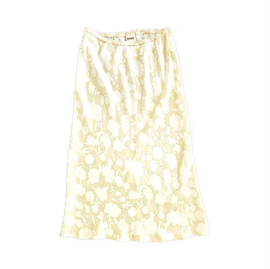 Floral Midi Skirt - Khaite - Re:Velvet