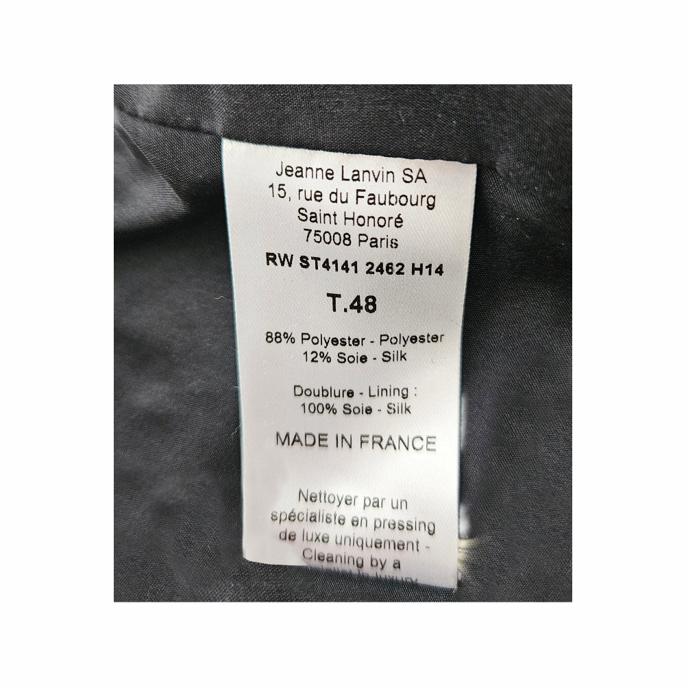 Black Feather-Effect Occasion Skirt - Lanvin