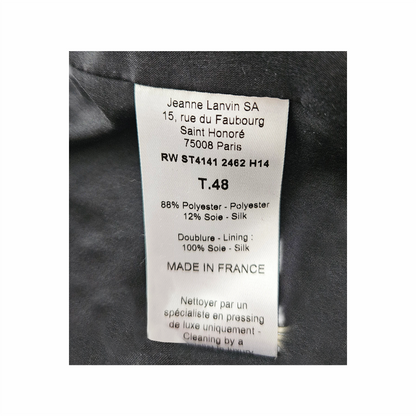 Black Feather-Effect Occasion Skirt - Lanvin