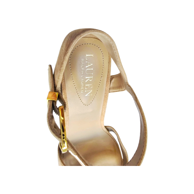 High Heel Suede Sandals - Lauren by Ralph Lauren