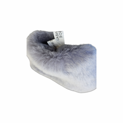 Vintage Suede Lambskin Gloves with Fur Cuffs & Anagram Embroidery - Re:Velvet