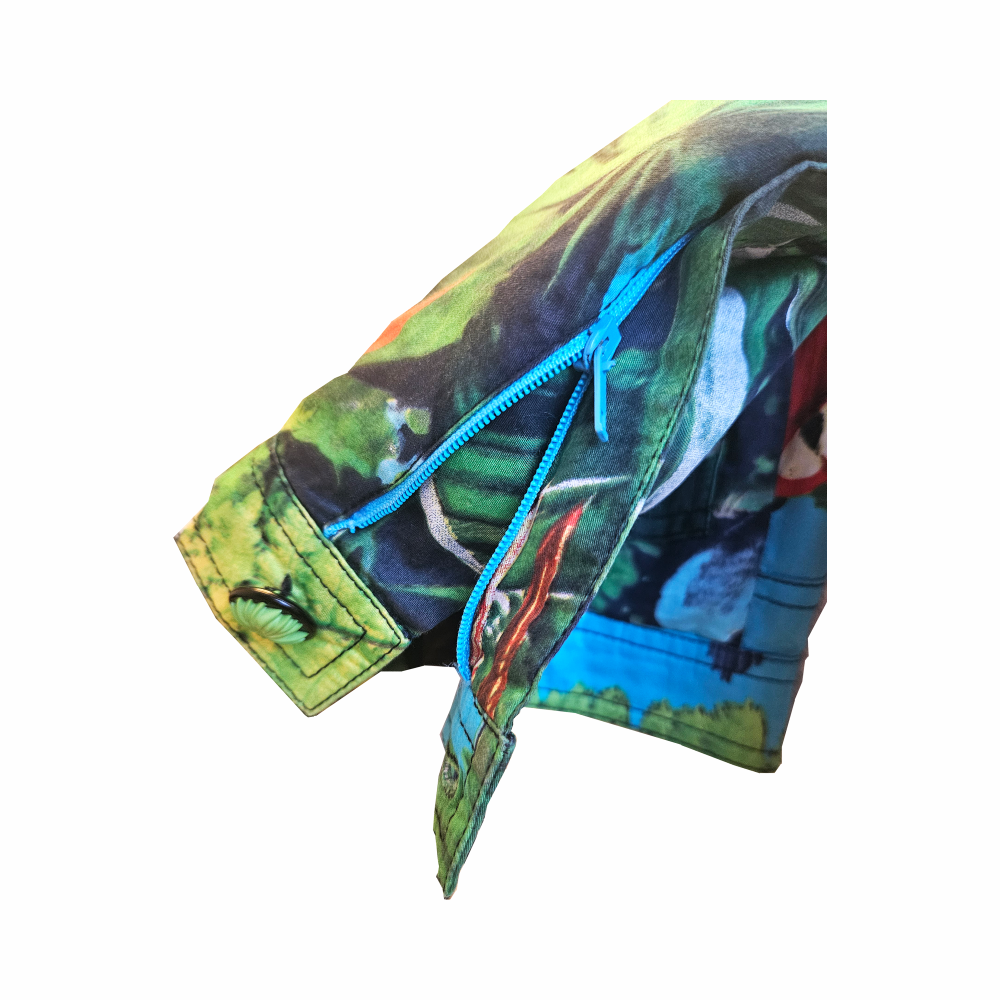 Tropical Print High-Rise Trousers - Louis Féraud - Re:Velvet