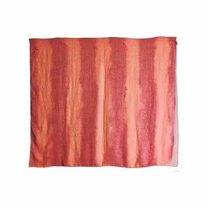 Vintage Louis Féraud Paris Beachwear red abstract-print pareo / sarong in 100% lightweight polyester, circa 1980s–1990s.