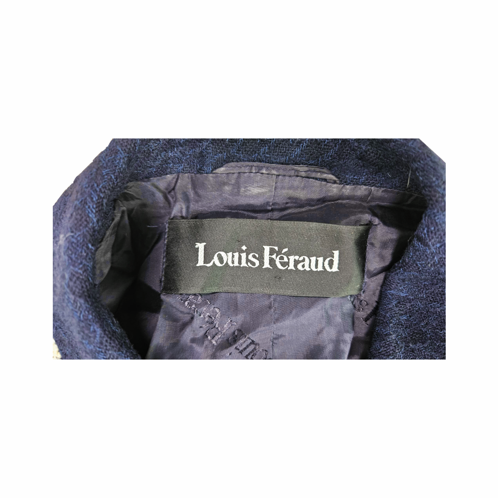 Vintage 1980s Bouclé Tweed Longline Jacket - Louis Féraud