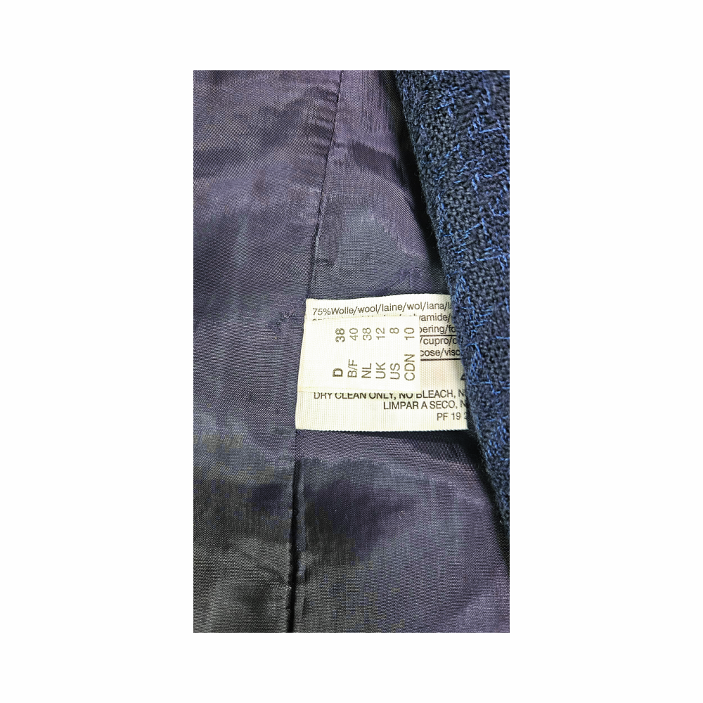 Vintage 1980s Bouclé Tweed Longline Jacket - Louis Féraud